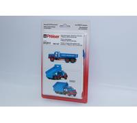 Preiser 31311 Three-Way Blue Schmitt Magirus F200 D26 Kit 1:87 H0 New