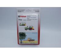 Preiser 31311 Three-Way Blue Schmitt Magirus F200 D26 Kit 1:87 H0 New