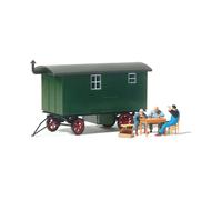Preiser 33263 Construction IN The Break With Wagon Finshed Model Figures Ho New