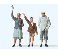 Preiser 45084 Family Waving at the Platform (3) Figure Set G Gauge