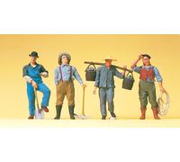 Preiser 65343 US Railroad Worker, Early Steam Locomotive Era, Gauge 0