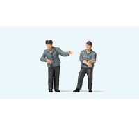 Preiser 65372 Engine Driver and Fireman Figure Set O Gauge