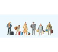 Preiser 73001 Waiting Passengers (6) British OO Scale Figure Set