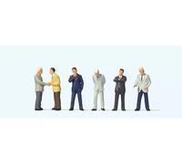 Preiser 73006 - Business Men - Set of 6 Figures - OO Gauge