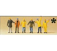 Workers in Protective Figure set TT gauge Preiser 75030