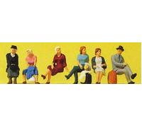 Preiser 75037 Travellers Seated (6) Figure Set