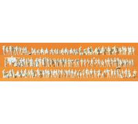 Preiser 79006 Passengers/Passers By (125) Unpainted Figures