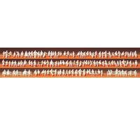 PREISER 79007 Scale N Painting Figures Set 120 Pieces