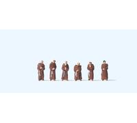 Preiser 79045 Franciscan Friars (6) Figure Set N Gauge