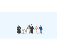 Preiser 79057 Wedding Group Protestant N Gauge Figures