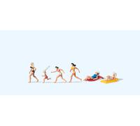 Preiser 79066 On the Beach (6) Figure Set