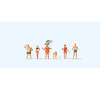 Preiser 79070 Family Krause on the Beach (6) Figure Set