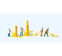 Preiser 79082 Warehousemen (Pk4) With Pallet Truck N gauge Figures