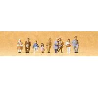 Preiser 79124 Passengers Seated (9) Figure Set