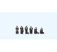 Nuns (6) Figure Set Preiser 79128