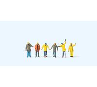 Preiser 79142 Workers in Protective Clothes (6) Figure Set