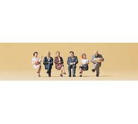 PREISER 79156 Scale N Sitting Passengers (Without Benches)