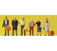 Preiser 79187 Travellers Standing (6) Figure Set