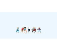 Preiser 79212 Grandfather with Grandchildren (6) Figure Set