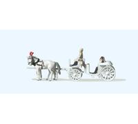 Preiser 79479 Horse Drawn Wedding Carriage