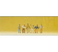 Preiser 80908 Workers (6) Figure Set