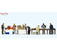 Preiser Figure Set H0 10614 Flea Market 2 HO/OO Gauge 1:87