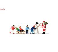 Preiser 10626 Christmas Scene (6) Exclusive Figure Set