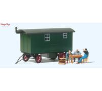 Construction Workers on a Break Trailer Scene Preiser 33263