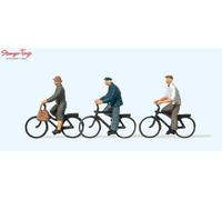 Preiser 10333 Cyclists - Elderly (Pk3) HO Gauge Figures