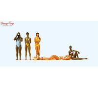 Preiser 10309 Female Sunbathers (6) Exclusive Figure Set HO