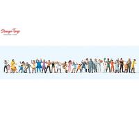 Preiser 14414 Funfair Visitors (30) Standard Figure Set
