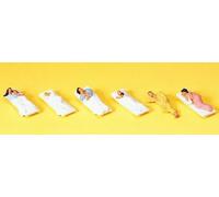 PREISER HO 10300 Sleeping coach travelers 1:87