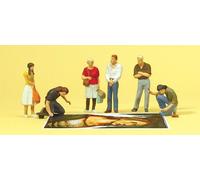 Preiser HO 10549 Working People Street Artists & Onlookers 1:87 Ho suberb