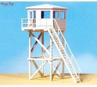 Preiser Lifeguard Tower Kit 1:87 HO Scale
