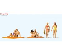 Preiser On the Beach (6) Exclusive Figure Set - 1:87 HO Gauge