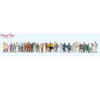 Preiser 14412 Standing/Walking Passers By (36) Standard Figure Set HO