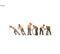 Preiser 10813 Track Workers (6) Exclusive Figure Set HO Gauge