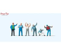 Preiser Workers (6) Figure Set - 1:120 TT120 Gauge