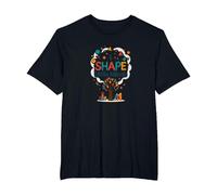 PreK Teacher I Shape Little Minds Inspirational Gift T-Shirt, Men's Big and Tall, Black, 2X Tall