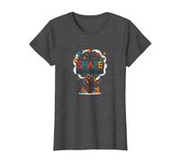 PreK Teacher I Shape Little Minds Inspirational Gift T-Shirt, Women, Dark Heather Grey, XXL