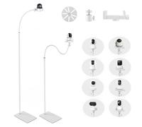 Prélatiquem Baby Monitor Floor Stand Holder,Universal Baby Monitor Holder,Baby Camera Holder With 360 °Round Base,Height Adjustable 90-170 Cm,Video Monitor Shelf Compatible With Most Baby Monitors