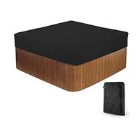 PRELGOSP Hot Tub Cover, Square Thermal Cover Hot Tub, Hot Tub Protection Cover for Outdoor Bathtub, Swimming Pool, Sandpit,210 * 210 * 30cm