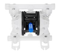 Preload Pump Air-Operated Double Diaphragm Pump 1/2 in Inlet & Outlet Polypropylene Body 8.8 GPM & Max 120PSI PTFE Diaphragm Pneuma Coupling Oil Pump