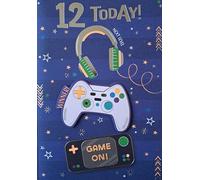 Prelude 12 Today Happy Birthday Gaming Card for 12th Birthday. 19x13cm