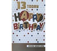 Prelude 13 Today Happy Birthday Card for 13th Birthday Boy