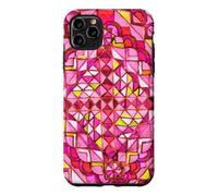 "Prelude of Passion" hand-painted original. geometric art Case for iPhone 11 Pro Max