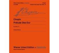 Prelude op. 28/15 piano (intermediate - advanced) Urtext Chopin Edited from the