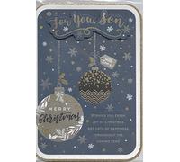 Prelude Son Christmas Card ~ To A Wonderful Son ~ Traditional Snowman Quality Card