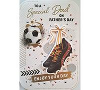 Prelude To A Special Dad On Father's Day. Football Themed Card.