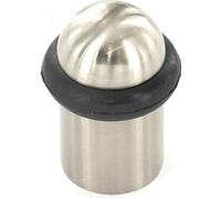 Securit Brushed Nickel Concealed Fix Door Stop - 30mm